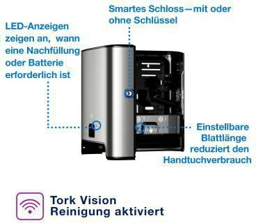9199154723 - Detailbild3_Tork Handtuchspender Image Design 460001 Sensor Edelstahl