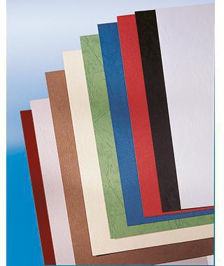 9199154872 - Detailbild_GBC Einbanddeckel LeatherGrain CE040029 DIN A4 blau 100 St./Pack.