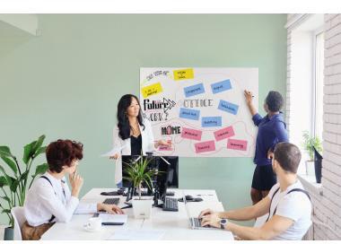 9199155001 - Detailbild_Legamaster Whiteboardfolie Magic Chart XL 7-159154 PP blanko 15 Bl.