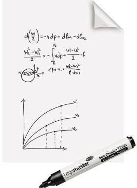 9199155001 - Detailbild2_Legamaster Whiteboardfolie Magic Chart XL 7-159154 PP blanko 15 Bl.