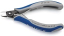 4000810821 - Detailbild_Präzisions-Elektronik-Seitenschneider L.125mm Form 2 Facette nein pol.KNIPEX