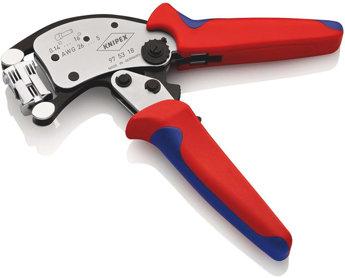 4000810895 - Detailbild2_Crimpzange Twistor16 Gesamt-L.200mm 0,14-16 mm² brün.Mehrkomp.-Hüllen KNIPEX