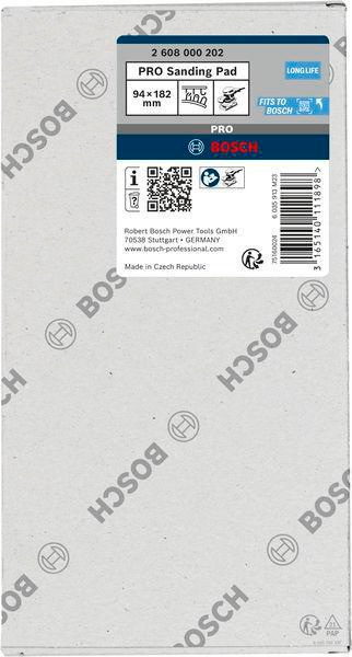8000344881 - Detailbild_Schleifplatte L.185mm B.93mm m.Kletthaftung f.GSS 230 A/AE Professional BOSCH