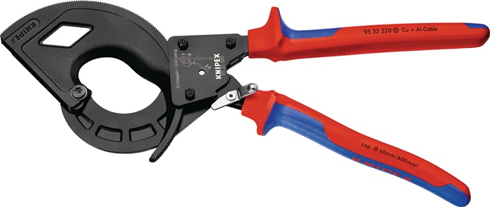 4000810939 - Detailbild_Kabelschneider Gesamt-L.320mm max.60 (600 mm²)mm pol.Mehrkomp.-Hüllen KNIPEX