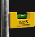 4000857941 - Detailbild4_Wasserwaage Pocket PRO Magnetic 7cm Alu.gelb ± 1mm/m m.Magnet STABILA