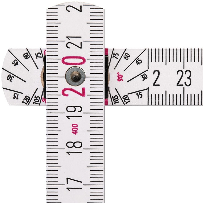 8000067283 - Detailbild_Gliedermaßstab 1407 L.2m B.1,70cm mm/cm EG III Buchenholz weiß STABILA