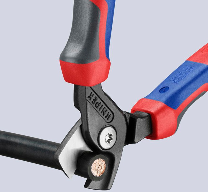4000811218 - Detailbild5_Kabelschere L.160mm Mehrkomp.-Hüllen KNIPEX