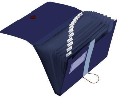 9199107546 - Detailbild_Herlitz Fächermappe 11411261 12Fächer Recycling PP dunkelblau