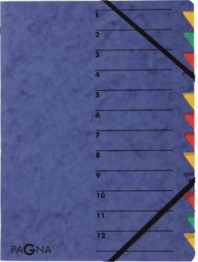 9199108624 - Detailbild2_PAGNA Ordnungsmappe EASY 24131-02 DIN A4 12Fächer Pressspan blau