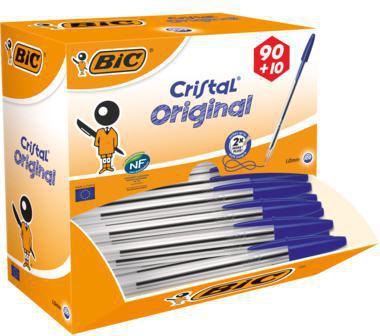 9199110613 - Detailbild_BIC Kugelschreiber Cristal Original 942910 blau 100 St./Pack.