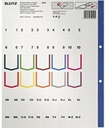 9199125556 - Detailbild_Leitz Register 12780000 blanko DIN A4 20teilig PP grau
