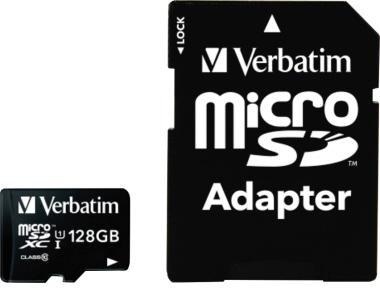 9199146579 - Detailbild_Verbatim Speicherkarte micoSDXC 44085 Class 10 128GB +Adapter