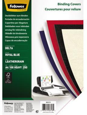 9199146788 - Detailbild_Fellowes Deckblatt Delta 5371305 DIN A4 blau 100 St./Pack.