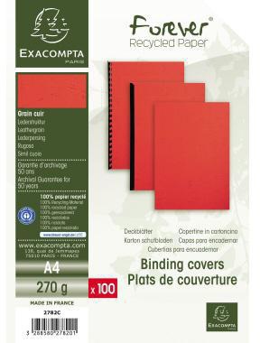 9199147581 - Detailbild_Exacompta Einbanddeckel Evercover 2782C A4 rot 100St.