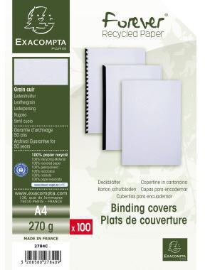 9199147583 - Detailbild_Exacompta Einbanddeckel Evercover 2784C A4 weiß 100St.