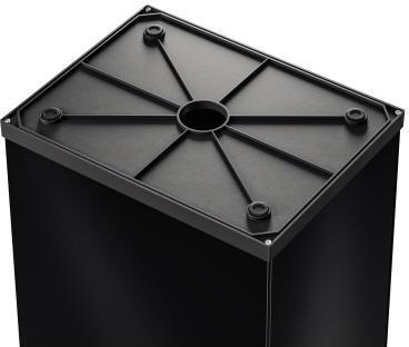 9199150736 - Detailbild2_Hailo Abfalleimer Big-Box Swing L 0840-141 35l schwarz