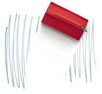 9199151748 - Detailbild2_magnetoplan Tafelwischer 1228806 magnetoWipe ecoAware PET-Filz rot