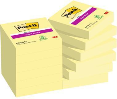 9199153128 - Detailbild_Post-it Haftnotiz 622-12SSCY 47,6x47,6mm 90Bl ge 12St
