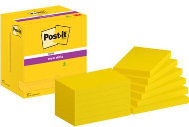 9199153132 - Detailbild_Post-it Haftnotiz 655-S 76x127mm 90Bl gelb 12 St./Pack.