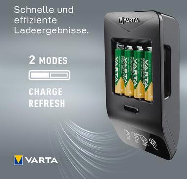 9199132576 - Detailbild_Varta Ladegerät LCD Smart Charger+ 57684101441 +4xAA 2.100mAh