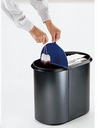 9199107473 - Detailbild_helit Papierkorb Duo-System 20+9l H6103993 oval Kunststoff sw/bl