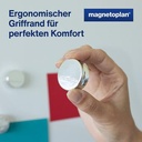 9199110229 - Detailbild2_magnetoplan Magnet Ergo Large 1665032 34mm silber 10 St./Pack.