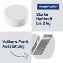 9199110232 - Detailbild_magnetoplan Magnet Ergo Large 1665000 34mm weiß 10 St./Pack.