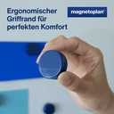 9199110234 - Detailbild_magnetoplan Magnet Ergo Large 1665014 34mm d.blau 10 St./Pack.