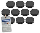 9199110236 - Detailbild_magnetoplan Magnet Ergo Medium 1664012 30mm schwarz 10 St./Pack.