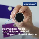 9199110239 - Detailbild2_Magnetoplan Magnet Ergo Medium 1664032 30mm silber 10 St./Pack.
