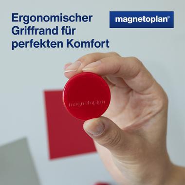 9199110245 - Detailbild4_magnetoplan Magnet Ergo Medium 1664006 30mm rot 10 St./Pack.