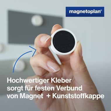 9199110246 - Detailbild_magnetoplan Magnet Ergo Medium 1664000 30mm weiß 10 St./Pack.