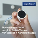 9199110246 - Detailbild_magnetoplan Magnet Ergo Medium 1664000 30mm weiß 10 St./Pack.