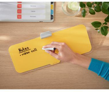 9199125492 - Detailbild_Leitz Desktop-Memoboard Cosy 52690019 380x150x60mm Glas gelb