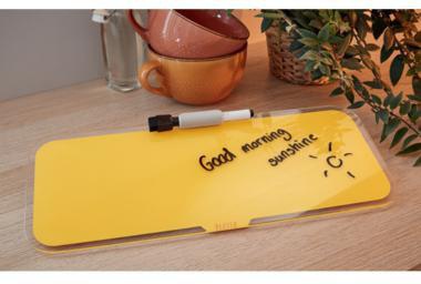 9199125492 - Detailbild2_Leitz Desktop-Memoboard Cosy 52690019 380x150x60mm Glas gelb