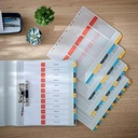 9199125496 - Detailbild_Leitz Register Cosy 12460000 A4 bedruckbar PP farbig 1-6