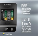 9199132576 - Detailbild2_Varta Ladegerät LCD Smart Charger+ 57684101441 +4xAA 2.100mAh