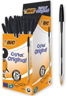 9199146738 - Detailbild2_BIC Kugelschreiber Cristal Original 8373639 0,4mm schwarz 50 St./Pack.