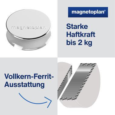 9199110229 - Detailbild4_magnetoplan Magnet Ergo Large 1665032 34mm silber 10 St./Pack.