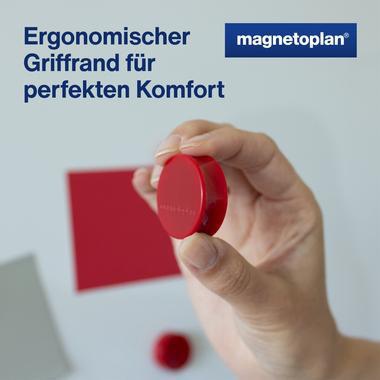 9199110231 - Detailbild5_magnetoplan Magnet Ergo Large 1665006 34mm rot 10 St./Pack.