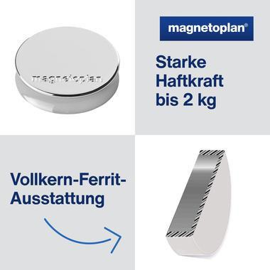 9199110239 - Detailbild5_Magnetoplan Magnet Ergo Medium 1664032 30mm silber 10 St./Pack.