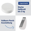 9199110246 - Detailbild3_magnetoplan Magnet Ergo Medium 1664000 30mm weiß 10 St./Pack.