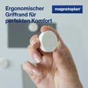 9199110246 - Detailbild4_magnetoplan Magnet Ergo Medium 1664000 30mm weiß 10 St./Pack.