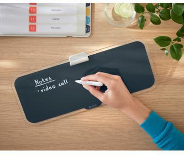 9199148243 - Detailbild3_Leitz Desktop-Memoboard Cosy 52690089 380x150x60mm Glas grau
