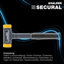 4000811495 - Detailbild2_Schonhammer SECURAL L.300mm Kopf-D.30x40mm rückschlagfrei mittelh.PU gelb HALDER