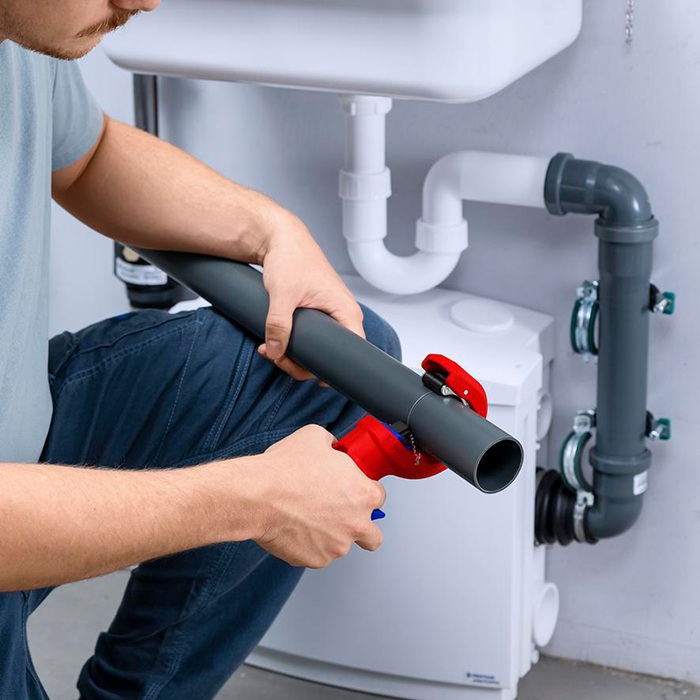 4000812626 - Detailbild2_Rohrschneider DP50 D.32,40 u.50mm 165mm Hausabwasserrohre a.Ku.KNIPEX