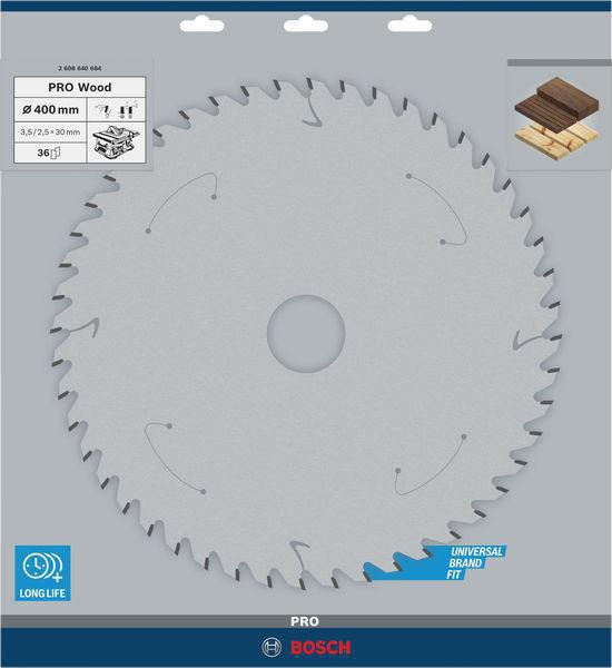 4000815456 - Detailbild_Kreissägeblatt Speedline Wood AD 400mm Z.36 WZ Bohr.30mm Schnitt-B.3,5mm