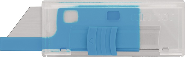 4000817837 - Detailbild_Trapezklinge 60099 L55,5xB19xS0,63mm m.Lochung 10 St./Spender MARTOR
