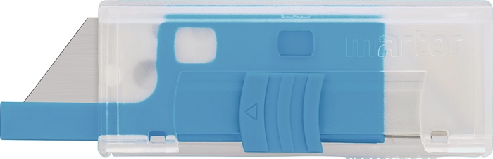 4000818463 - Detailbild_Trapezklinge Nr.199 L60xB19xS0,63mm m.Lochung 10 St./Spender MARTOR