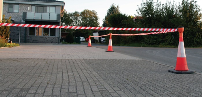 4000818616 - Detailbild_Leitkegelaufsatz ALCT Gurtband 9m orange ALLROUNDLINE
